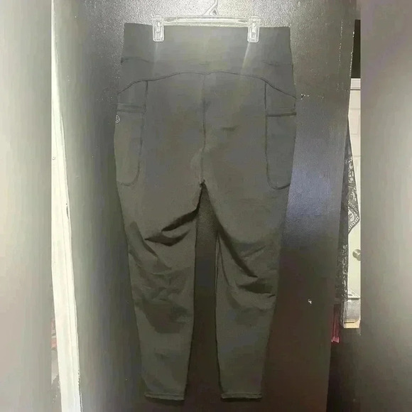 POP Fit Size 2X Woman’s Mesh Cut Out Leggings Plus Size Leggings Goth Metal - Picture 2 of 4